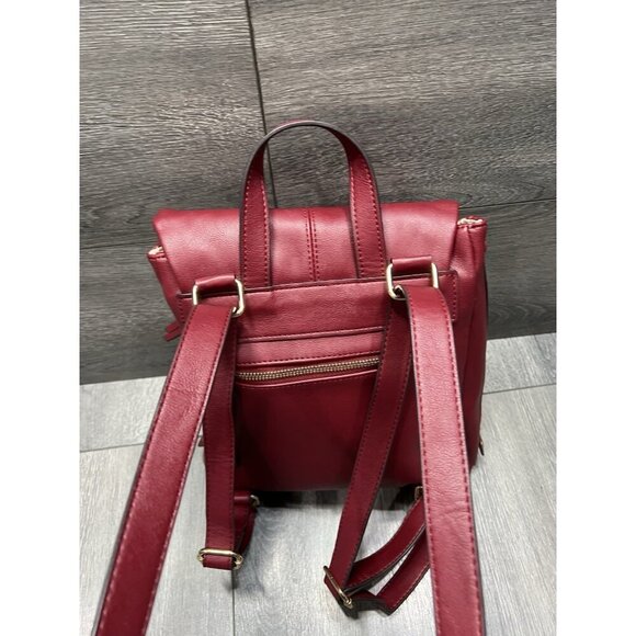 I.N.C. International Concepts Elliah Convertible Backpack Red Gold - Picture 6 of 12